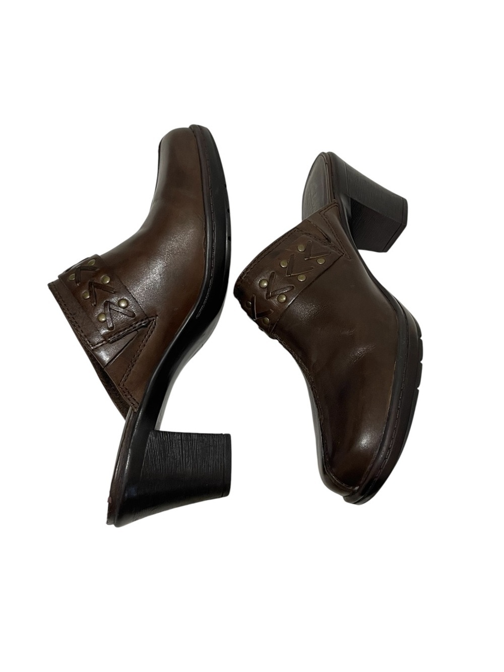 Clarks Women’s Size 8.5 US
Bendables Brown Leather Slip On Comfort Mules 83545 - Picture 4 of 16